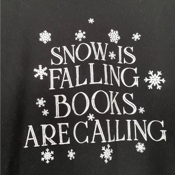 Snow is Falling Books Are Calling Sweatshirt - Picture 2 of 7